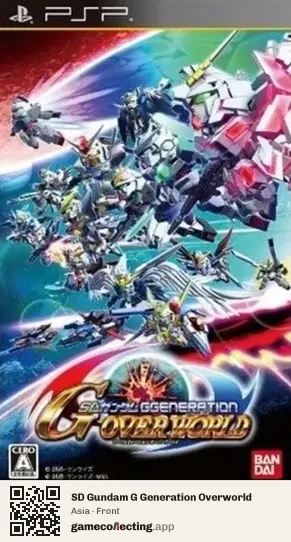 SD Gundam G Generation Overworld PlayStation Portable, Asia box front