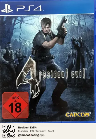 Resident Evil 4 PlayStation 4, Germany box front