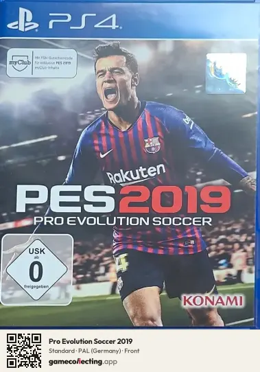 Pro Evolution Soccer 2019 PlayStation 4, Germany box front