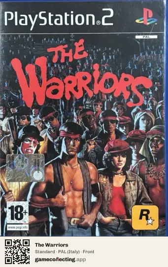 The Warriors PlayStation 2, Italy box front