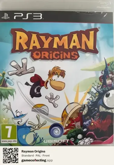 Rayman Origins PlayStation 3, PAL box front