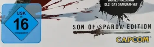 DmC: Devil May Cry, the USK square on its front