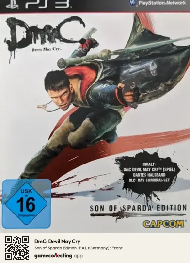 DmC: Devil May Cry PlayStation 3, Germany box front