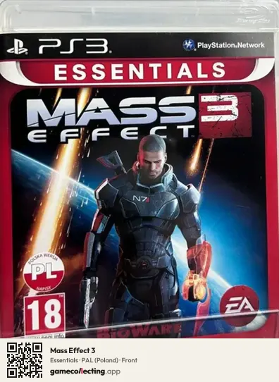 Mass Effect 3 PlayStation 3, Poland box front