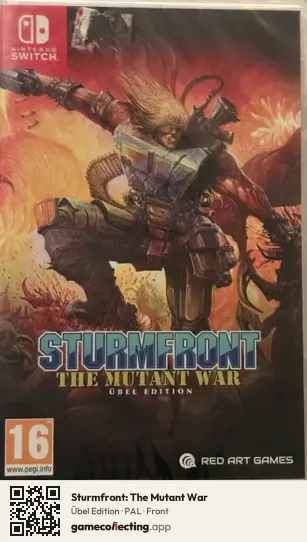 Sturmfront: The Mutant War Nintendo Switch, PAL box front