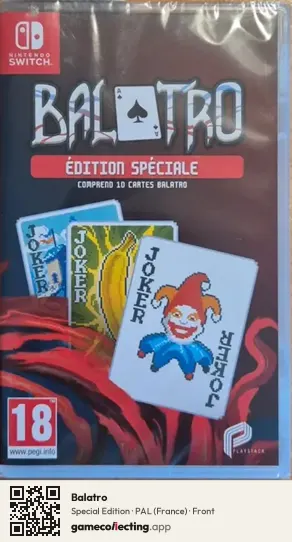 Balatro Nintendo Switch, France box front