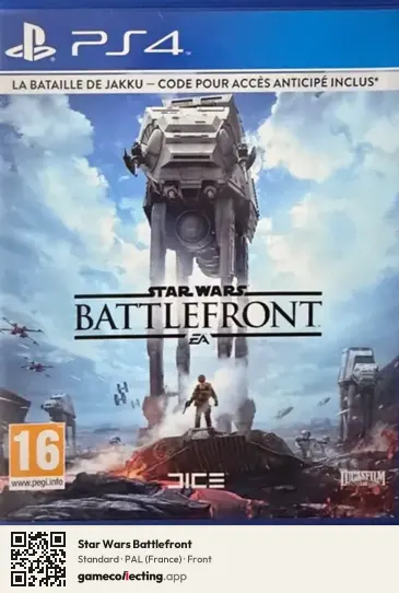 Star Wars Battlefront PlayStation 4, France box front