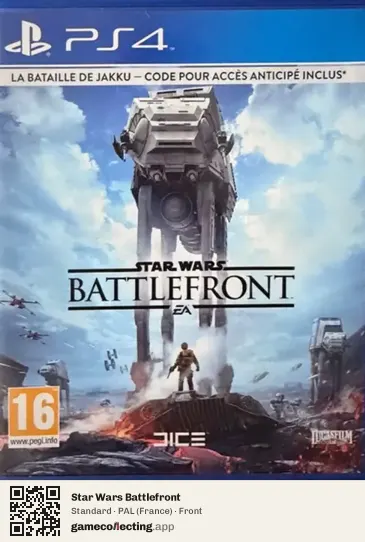 Star Wars Battlefront PlayStation 4, France box front