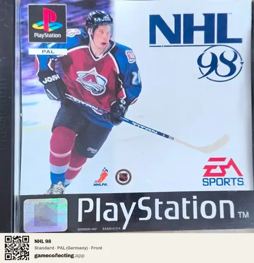 NHL 98 PlayStation, Germany box front
