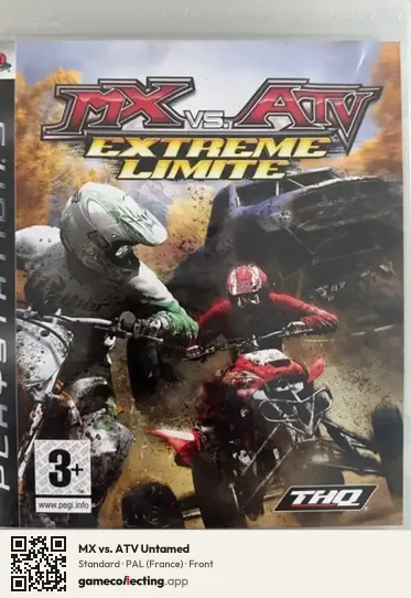 MX vs. ATV Untamed PlayStation 3, France box front