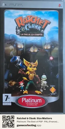 Ratchet & Clank: Size Matters PlayStation Portable, France box front