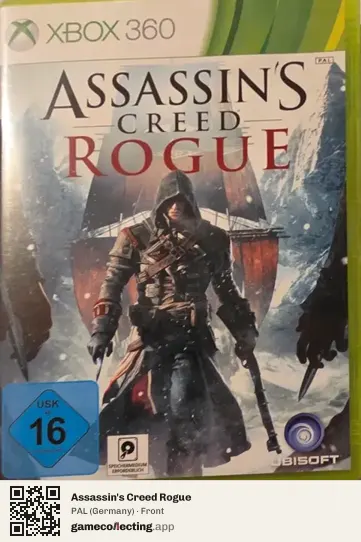 Assassin's Creed Rogue Xbox 360, Germany box front