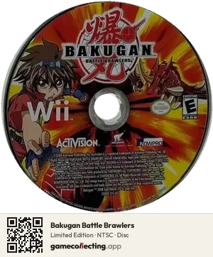 Bakugan Battle Brawlers Nintendo Wii, NTSC disc