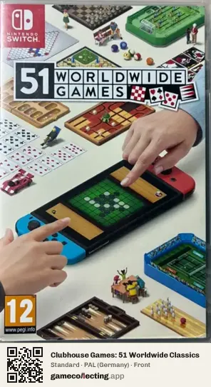 Clubhouse Games: 51 Worldwide Classics Nintendo Switch, Germany box front
