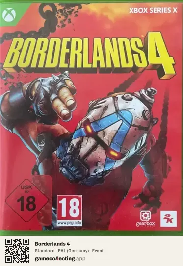 Borderlands 4 Xbox Series X, Germany box front