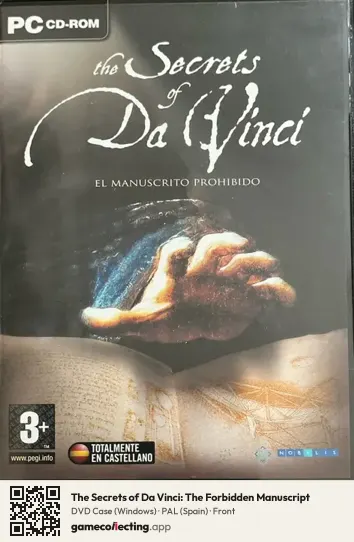 The Secrets of Da Vinci: The Forbidden Manuscript Computer, Spain box front