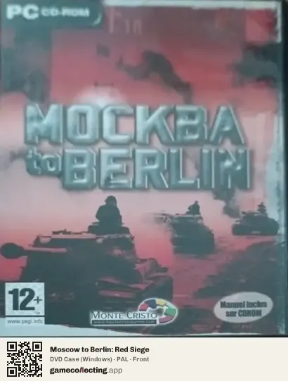 Moscow to Berlin: Red Siege Computer, PAL box front