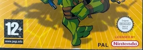Teenage Mutant Ninja Turtles, the PEGI square on its front