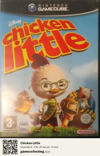 Chicken Little Nintendo GameCube, France box front