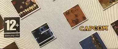 Capcom Classics Collection Reloaded, the PEGI square on its front