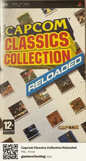 Capcom Classics Collection Reloaded PlayStation Portable, PAL box front