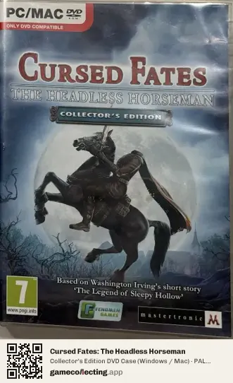 Cursed Fates: The Headless Horseman Computer, PAL box front