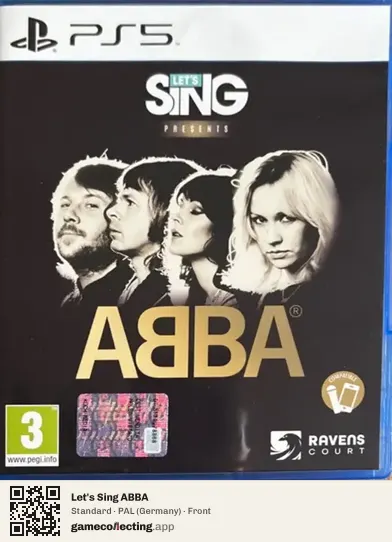Let's Sing ABBA PlayStation 5, Germany box front