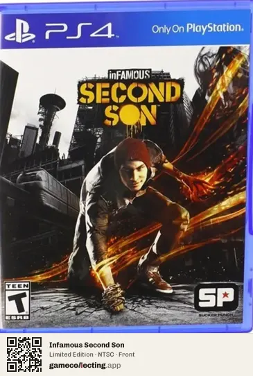 Infamous Second Son PlayStation 4, NTSC box front