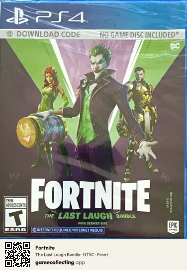 Fortnite PlayStation 4, NTSC box front