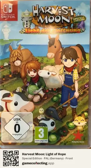 Harvest Moon: Light of Hope Nintendo Switch, Germany box front