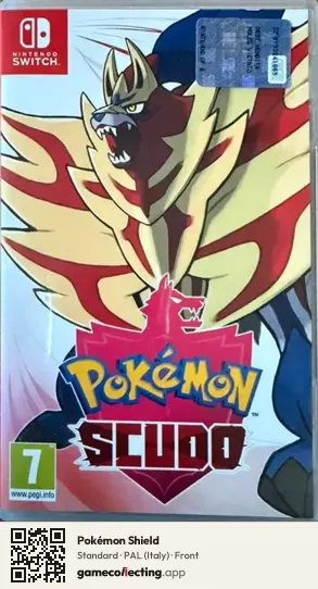 Pokémon Shield Nintendo Switch, Italy box front
