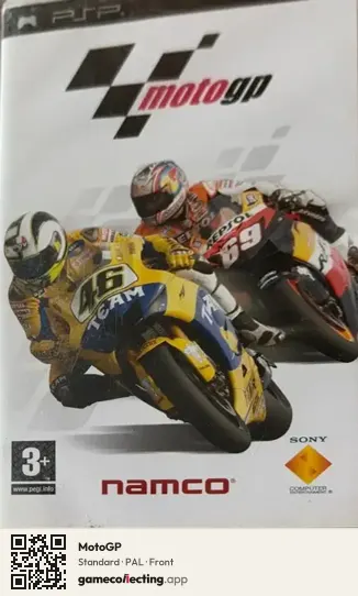 MotoGP PlayStation Portable, PAL box front