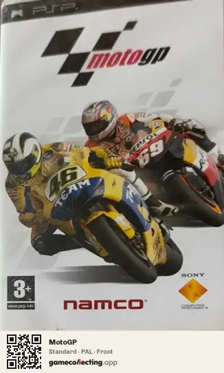 MotoGP PlayStation Portable, PAL box front
