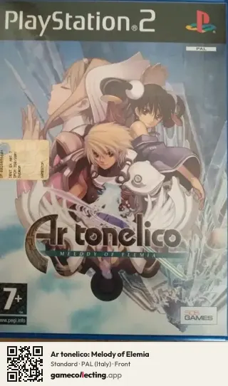 Ar tonelico: Melody of Elemia PlayStation 2, Italy box front