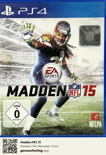 Madden NFL 15 PlayStation 4, Germany box front