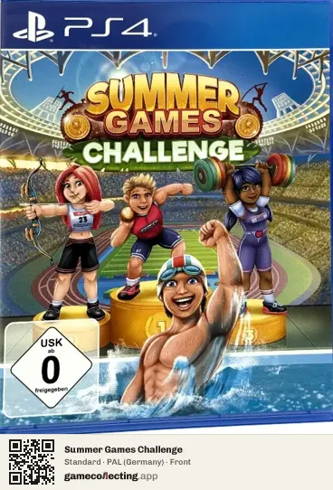 Summer Games Challenge PlayStation 4, Germany box front