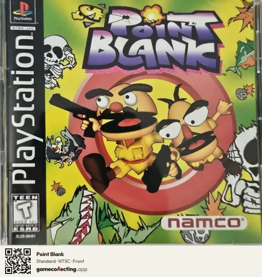 Point Blank PlayStation, NTSC box front