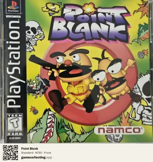 Point Blank PlayStation, NTSC box front