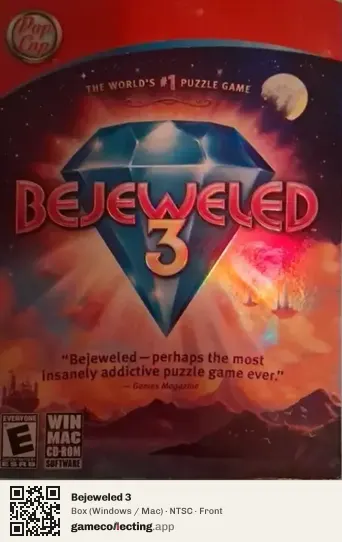 Bejeweled 3 Computer, NTSC box front