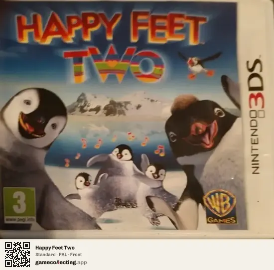 Happy Feet Two Nintendo 3DS, PAL box front