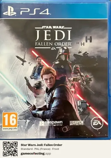 Star Wars Jedi: Fallen Order PlayStation 4, France box front