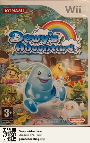 Dewy's Adventure Nintendo Wii, PAL box front