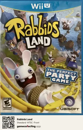 Rabbids Land Nintendo Wii U, NTSC box front