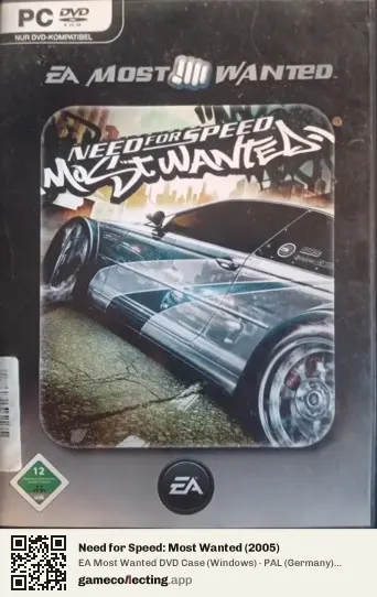 Need for Speed: Most Wanted (2005) Computer, Germany box front