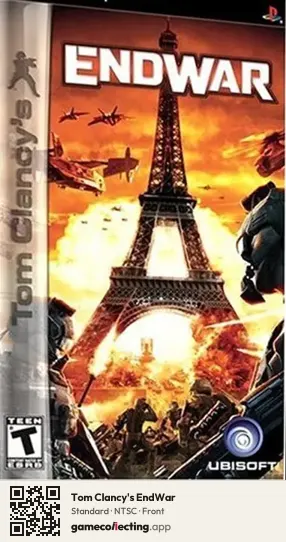 Tom Clancy's EndWar PlayStation Portable, NTSC box front