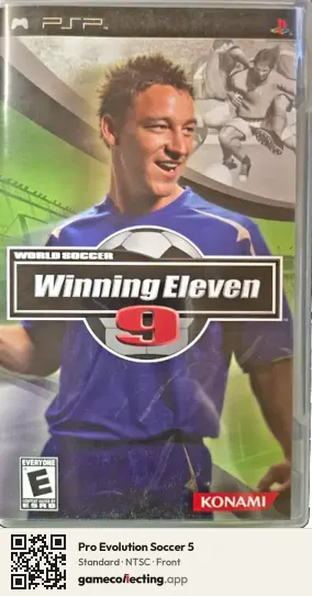 Pro Evolution Soccer 5 PlayStation Portable, NTSC box front
