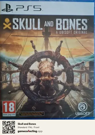 Skull and Bones PlayStation 5, PAL box front