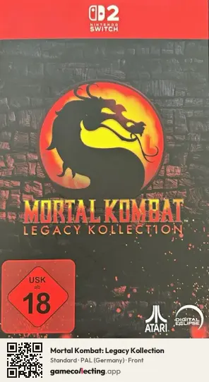 Mortal Kombat: Legacy Kollection Nintendo Switch 2, Germany box front