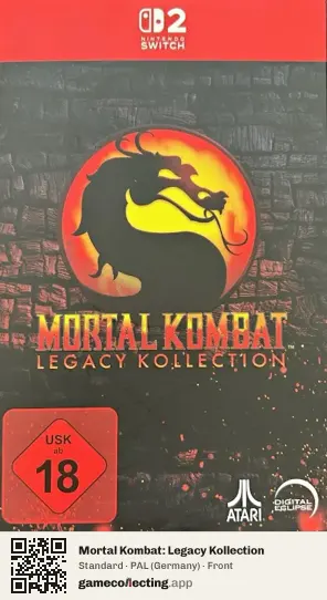 Mortal Kombat: Legacy Kollection Nintendo Switch 2, Germany box front