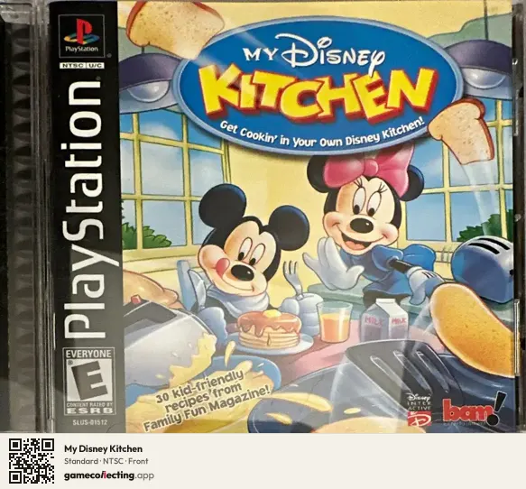 My Disney Kitchen PlayStation, NTSC box front